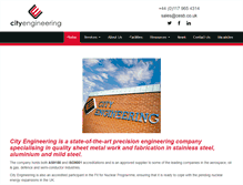 Tablet Screenshot of cityengineering.com